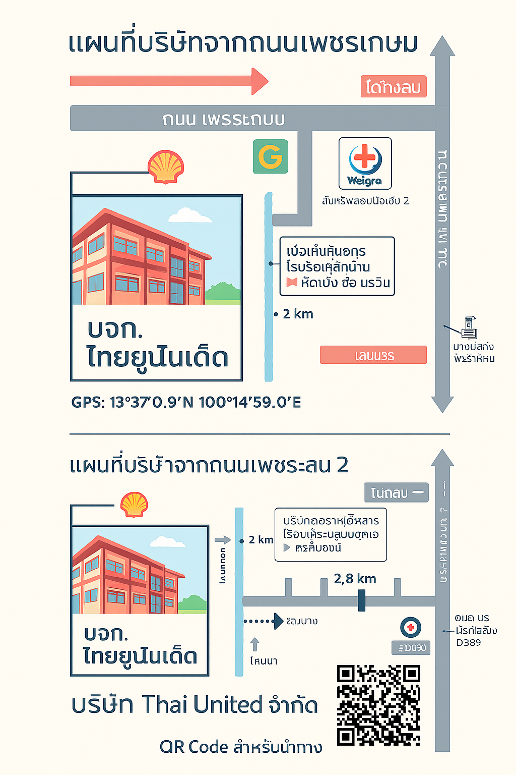 Thai United Contact Banner